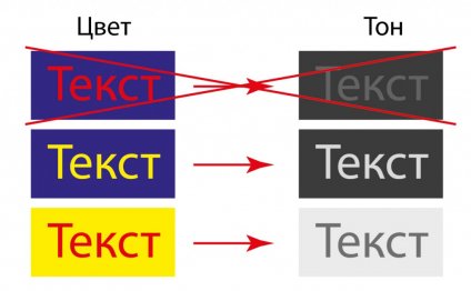 Сочетания цветов
