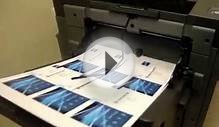 Изготовление билетов. Печать-Konica minolta c1070. Обрезка