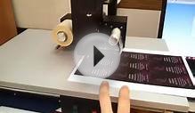 Печать лаком на визитках с помощью Foil Print